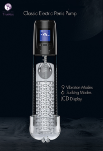 Hot Selling Penis vergrößerung pumpe Adult Sex Produkt 9 Vibrations modi 6 Saug modi mit LCD-Display männliche Penis pumpe - Product Image 2