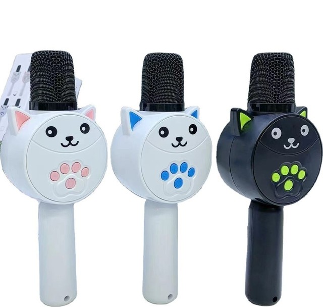 Wireless Handheld Speaker Karaoke Microphone Bluetooth Portable Singing Player Mini Subwoofer Magic Audio Sound Box