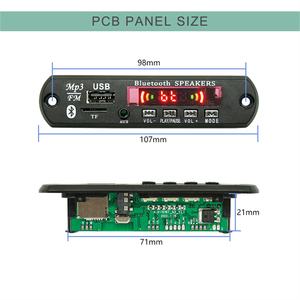 5 Volt 12volt <strong>Bluetooth</strong> <strong>Decoder</strong> <strong>Board</strong> <strong>MP3</strong> Player Module Wireless <strong>Bluetooth</strong> <strong>FM</strong> Radio Speaker USB TF Microphone Recording