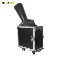 MOKA MK-CN09 Machine à confettis CO2 de scène, effet de scène, canon à confettis, contrôle manuel, jet de CO2, portée de 7-8m, flightcase pour événements