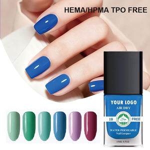 Halal Milieuvriendelijk Sneldrogend Lucht Droog Afpellen 15Ml Langdurige Niet-Giftige Nagellak Op Waterbasis - Product Image 2