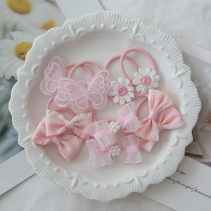 Elastici per capelli fatti a mano per bambini con farfalle e fiocchi, fermacoda, elastici per trecce, accessori per capelli per bambini - Product Image 3