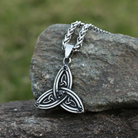 Collier Viking Souvenir en Acier Inoxydable pour Hommes, Femmes, Unisexe, Collier Viking, Mythologie Nordique, Collier Celtique, Bijoux Viking