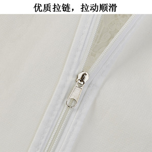 Fabricantes de cola de pez no tejido vestido abrigo bolsa de polvo protectores agrandados para vestidos de novia - Product Image 4