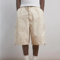 Großhandel Schlussverkauf Outdoor Streetwear Baggy Baumwolle Herren Parachute-Hose individuelles Logo Herren Cargo-Shorts