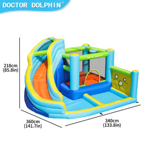 Prix d'usine, vente chaude, toboggan aquatique gonflable pour enfants, château gonflable, trampoline, utilisation en extérieur - Product Image 4