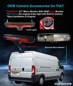 Caméra <span class=keywords><strong>de</strong></span> <span class=keywords><strong>recul</strong></span> étanche grand angle <span class=keywords><strong>pour</strong></span> voiture, caméra <span class=keywords><strong>de</strong></span> troisième feu stop <span class=keywords><strong>pour</strong></span> <span class=keywords><strong>Fiat</strong></span> <span class=keywords><strong>Ducato</strong></span>, Peugeot Boxer, Citroën Jumper - Product Image 4