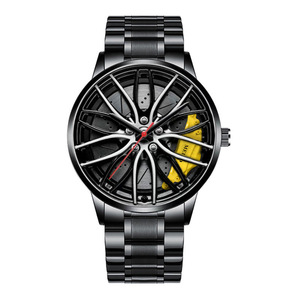 Orologio a rotelle sportivo impermeabile classico orologio di lusso da uomo reloj mujer con ruota personalizzata orologio al quarzo cavo - Product Image 5