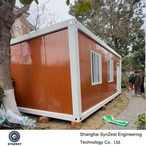 Maisons conteneurs modulaires préfabriquées démontables et portables de 10, 20 et 40 pieds pour entrées, jardins, hôtels et salons - Product Image 6