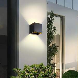 Lámpara de Pared LED Cúbica Impermeable IP65, Ajustable, de Aluminio, para Decoración de Jardín y Porche, 2*5, Venta al Por Mayor - Product Image 5