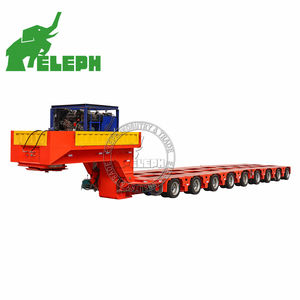 Heavy duty hydraulique col de cygne multi essieu 20 mètres voyage remorque maison modulaire à vendre 07 - Product Image 3