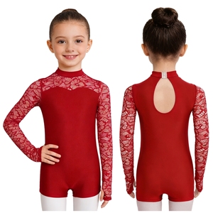 Trajes de Baile de Moda para Niñas de 6 a 16 Años, Mono de Gimnasia para Actuaciones y Competiciones de Baile Latino y de Salón - Product Image 2