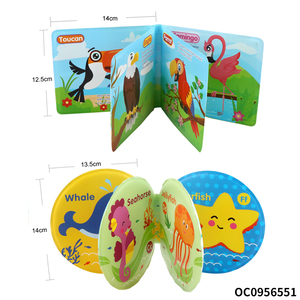 Uccelli disegno di educazione cognitiva giocattolo eva libri da bagno libro acqua impermeabile per bambini - Product Image 5