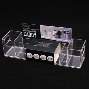 Bền đa chức năng phòng tắm trong suốt hộp lưu trữ trang điểm tổ chức với 8 ngăn - Product Image 3