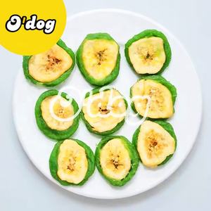 Fabrika toptan doğal köpek çiğniyor tavuk eti meyve kuru köpek davranır evcil hayvan ödül maması aperatifler eğitim ödül tavuk ve muz çerezler - Product Image 1