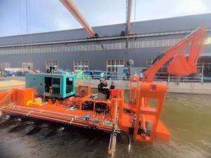 Keda Đầm Lầy Land đổ bộ đa năng dredger/tự hành đất ngập nước xoắn ốc máy xúc để bán - Product Image 4