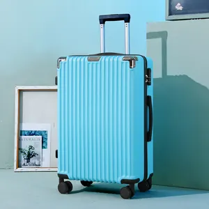 Moda tasarım sıcak satış bavul özel logo Abs arabası Luggages büyük kapasiteli sert kabuklu valiz çanta seyahat