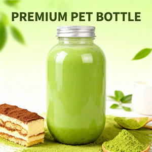 400ml PET奶茶瓶，带螺旋盖，适用于汽水和碳酸饮料，耀德牌丝网印刷饮料包装 - Product Image 3