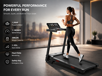 Tapis de marche électrique pliable avec inclinaison automatique à 15 %, écran LED, tapis de course portable sous le bureau pour la maison et le bureau, utilisation silencieuse