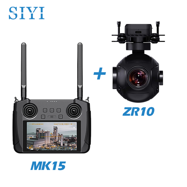 SIYI ZR10 Optical 2K 4MP 30X Hybrid Zoom Gimbal Camera Starlight Night Vision 3-Axis Stabilizer Lightweight Ethernet Drone Pod