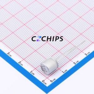 ตัวเก็บประจุแบบแข็ง NPTD0801C471MJTM แบบ Through Hole (THT), ขนาด D8xL8 มม. 470uF 20% 16V 8 มม. - Product Image 1