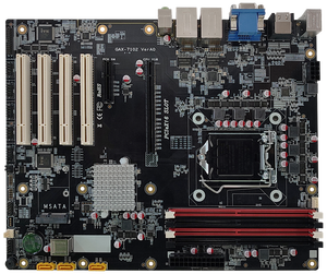 เมนบอร์ด ATX สำหรับซีพียูรุ่นที่ 7/8/9 คอมพิวเตอร์บอร์ดเดี่ยว X86 แบบฝังตัว พร้อมช่องเสียบ DIMM 4 ช่อง รุ่น GAX-7102 คอมพิวเตอร์บอร์ดเดี่ยว X86 - Product Image 1