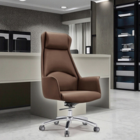 Meilleure chaise de bureau au design contemporain Chaise d'ordinateur en cuir synthétique pour le traitement de la douleur coccygienne