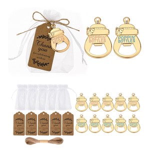 Llavero Abridor de Botellas con Forma de Biberón, de Aleación de Zinc, para Regalo de Cumpleaños, Boda o Fiesta - Product Image 5