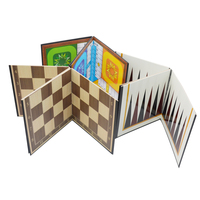 Papel do papelão da impressão personalizada 18 "x 18" jogo dobrável do trimestre para o jogo de tabuleiro