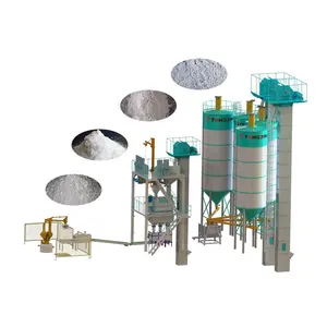 Factory Dry Mix Powder Mortar Plant Cement Wall Putty Mixer Ceramic Tile Adhesive Making Machine Building Material Machinery