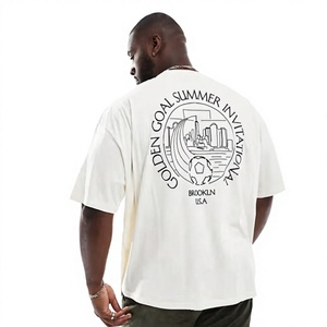 T-shirts unisexe 220g en fibre de bambou américaine, à manches courtes, couleur unie, pour l'été, vierges, polyvalents, décontractés, tendance, anti-boulochage - Product Image 3