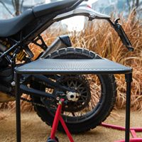 Table de camping pliante pour voiture à pneu avec pieds à hauteur réglable intérieur extérieur léger portable pour pique-nique camping