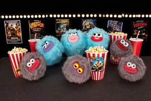 Weird rabbit fur ball pendant keychain cute sausage-mouth Bluetooth speaker - Product Image 4