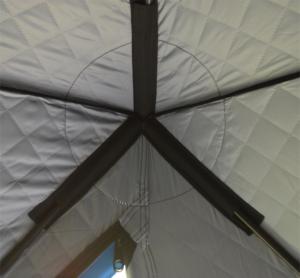 Tente de pêche sur glace à pneu canadien, grand espace, Portable, hiver, isolée, matelassée, Pop-up - Product Image 3