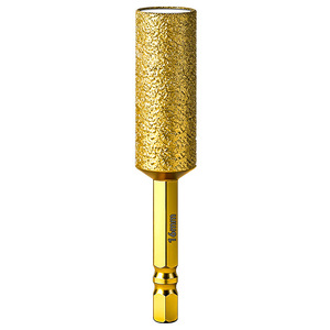 Broca de corona Niu Xiang de 16 mm con vástago hexagonal y acabado dorado para perforación en seco de mampostería - Product Image 1