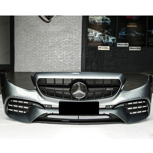 Accessoires de voiture, pièces détachées pour mercedes <span class=keywords><strong>Benz</strong></span> classe E W213 2016 — 2019, mise à niveau E63S modèle avec pare-choc avant et calandre antibrouillard - Product Image 2
