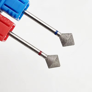 1 unidad nueva broca de diamante en forma de rombo para pulido de uñas, lima de uñas con vástago de 3/32, limpiador de cutículas - Product Image 5