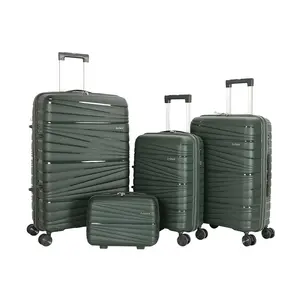 Marksman bagaj etiketleri hava etiketi yumuşak seyahat kontrol bagaj çantaları siyah bagaj seti