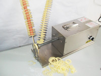 Vente flash : trancheuse à pommes de terre électrique commerciale de qualité supérieure en acier inoxydable 3 en 1, machine à découper les pommes de terre en spirale industrielle