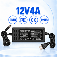 Alimentation à découpage universelle 48W 12V 4A sur mesure pour appareils électroménagers, décodeurs et ventilateurs