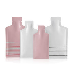 Auf Lager und Maßgefertigte Flaschenförmige Kunststoff-Folienbeutel Spezielle Formverpackungen Beutel für Getränke und Kosmetik - Product Image 6