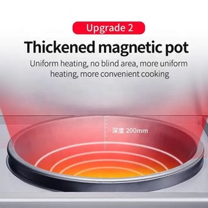 Thương Mại Công Suất Cao 12kw-30kw Điện Chiên Lò Lớn <span class=keywords><strong>12</strong></span> Inch Nồi <span class=keywords><strong>Burner</strong></span> Cảm Ứng Nồi Cho Thịt Bò Thịt Cừu Súp Cho Các Trường Học - Product Image 4