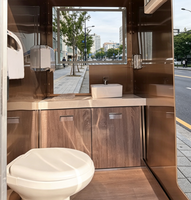 Toilettes mobiles préfabriquées légères pour les petits rassemblements de festivals Toilettes mobiles à faible coût