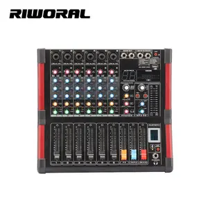 BT-600 Factory Best Selling 6 Channel Dj Professional Audio Digital Mixer Mixing Console