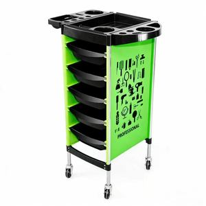 Carrito de peluquería para salón, carrito de herramientas para peluquería, carrito de almacenamiento de cinco niveles para tintes en caliente en peluquerías - Product Image 6