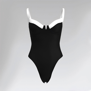 Elegant Curated Custom One-Piece Swimsuit with Built-in Support & <b>Tummy</b> <b>Control</b> for Resort Wear & Beach Fashion - Product Image 1