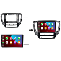Reproductor Multimedia con Android y navegación Gps para Mitsubishi, reproductor de Audio y Dvd de 2DIN con Panel de salpicadero para coche deportivo Pajero Mitsubishi 2020