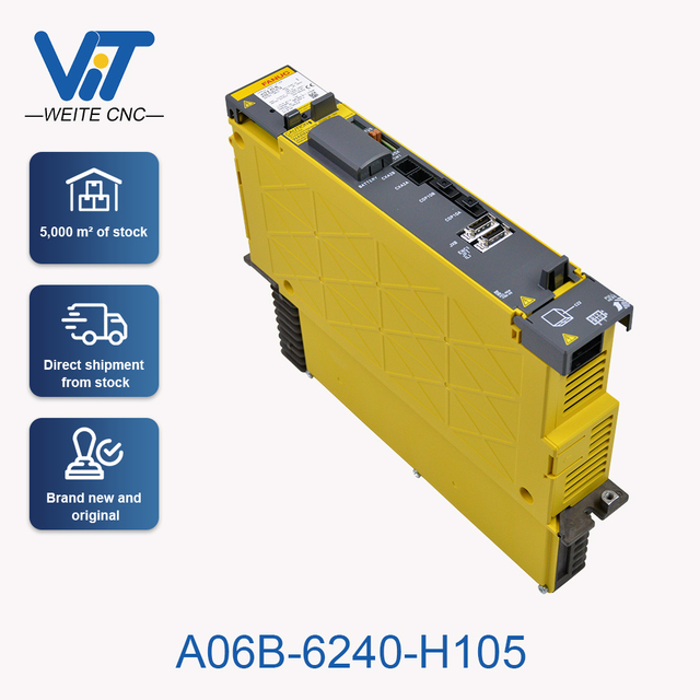 FANUC A06B-6240-H105 Servo Amplifier Module High Performance Single Axis CNC Drive