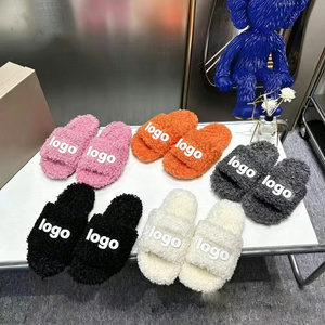Chaussures pour femmes, hiver-printemps, plateforme, extérieur, multicolores, intérieur, maison, douces, moelleuses, fourrées, brodées, chaudes, fourrure - Product Image 1
