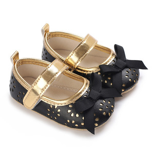 Summer Cute Bow Hollow Design Baby <b>Shoes</b> <b>Soft</b> Bottom Pu Leather Girls Princess <b>Shoes</b> Newborn <b>Shoes</b> for Toddlers - Product Image 4